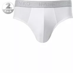 HANRO Briefs 2er Pack 07 3075/0101 Slips, Baumwolle, Weiß, White