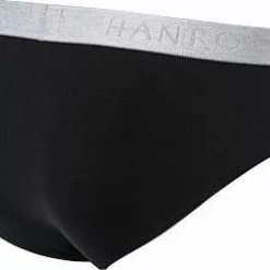 HANRO Briefs 2er Pack 07 3075/0019 Slips, Baumwolle, Schwarz, Black -Wäsche Verkaufsshop 311299 norm2