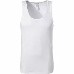 HANRO Tank Top Cotton Superior 07 3087/0101 Baumwolle, Weiß, White