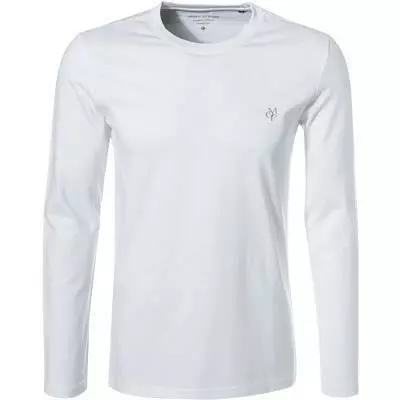 Marc O'Polo Longsleeve B21 2220 52022/100 Shaped Fit, Baumwolle, Weiß 1 Marc O'Polo Longsleeve B21 2220 52022/100 Shaped Fit, Baumwolle, Weiß