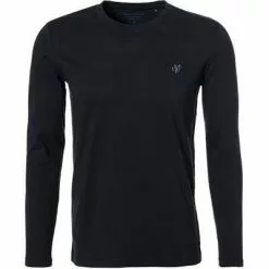 Marc O'Polo Longsleeve B21 2220 52022/895 Shaped Fit, Baumwolle, Nachtblau