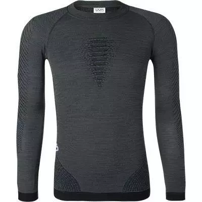 UYN T-Shirt U100029/J014 Funktionsshirt, Mikrofaser, Grau, Grau-blau-weiß 1 UYN T-Shirt U100029/J014 Funktionsshirt, Mikrofaser, Grau, Grau-blau-weiß