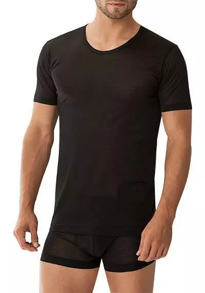 Zimmerli Royal Classic 252 T-Shirt SS 252/8125/86 Baumwolle mercerisiert, Schwarz, Black 1 Zimmerli Royal Classic 252 T-Shirt SS 252/8125/86 Baumwolle mercerisiert, Schwarz, Black