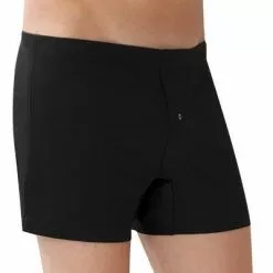 Zimmerli Sea Island 286 Boxershorts 286/1446/86 Trunk, Baumwolle mercerisiert, Schwarz, Black
