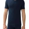 Zimmerli Pure Comfort T-Shirt 172/1461/447 Baumwoll-Stretch, Navy, Dunkelblau