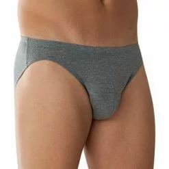 Zimmerli Pureness 700 Slip closed 700/1347/51 Micromodal OEKO-TEX, Grau meliert, Grey melange