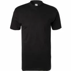 HOM Harro New T-Shirt 405508/M014 Baumwolle, Schwarz -Wäsche Verkaufsshop 32031 norm