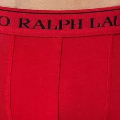 Polo Ralph Lauren Trunk 3er Pack 714513424/009 Trunks, Baumwoll-Stretch, Rot-weiß-navy -Wäsche Verkaufsshop 322288 norm4