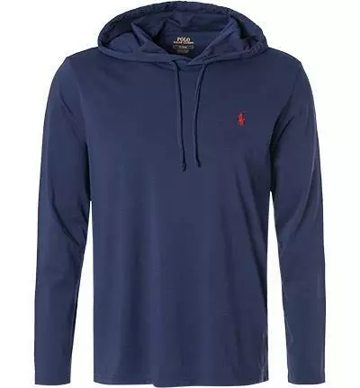 Polo Ralph Lauren Longsleeve 710652669/015 Longsleeve Hoodie, Baumwolle, Navy, Marineblau 1 Polo Ralph Lauren Longsleeve 710652669/015 Longsleeve Hoodie, Baumwolle, Navy, Marineblau