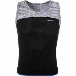 UYN Singlet O101233/J124 Funktionsshirt, Mikrofaser, Schwarz, Off White