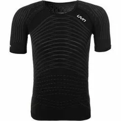 UYN T-Shirt U100080/B472 Funktionsshirt, Mikrofaser, Schwarz, Schneeweiß