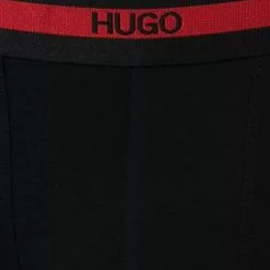 HUGO Trunks Twin Pack 50402260/622 Baumwolle, Schwarz-rot, Rot-schwarz -Wäsche Verkaufsshop 324722 norm3
