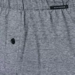 Schiesser Boxershorts 2er Pack 168446/000 Baumwolle, Schwarz gestreift, Schwarz -Wäsche Verkaufsshop 325564 norm4