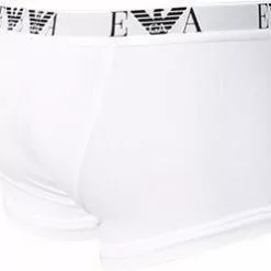 EMPORIO ARMANI Trunk 3-Pack 111357/CC715/16510 Trunks, Baumwoll-Stretch, Weiß -Wäsche Verkaufsshop 327158 norm3