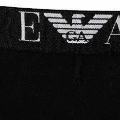 EMPORIO ARMANI Trunk 3-Pack 111357/CC715/21320 Trunks, Baumwoll-Stretch, Schwarz -Wäsche Verkaufsshop 327159 norm2