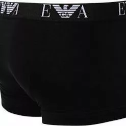 EMPORIO ARMANI Trunk 3-Pack 111357/CC715/21320 Trunks, Baumwoll-Stretch, Schwarz -Wäsche Verkaufsshop 327159 norm3