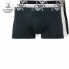 EMPORIO ARMANI Trunk 3-Pack 111357/CC715/56110 Trunks, Baumwoll-Stretch, Schwarz-nachtblau-weiß, Weiß-schwarz-marine