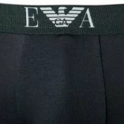 EMPORIO ARMANI Trunk 3-Pack 111357/CC715/56110 Trunks, Baumwoll-Stretch, Schwarz-nachtblau-weiß, Weiß-schwarz-marine -Wäsche Verkaufsshop 327160 norm4