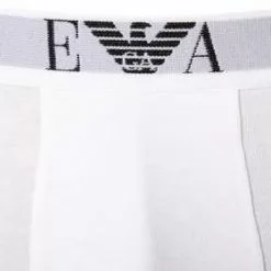 EMPORIO ARMANI Trunk 3-Pack 111357/CC715/56110 Trunks, Baumwoll-Stretch, Schwarz-nachtblau-weiß, Weiß-schwarz-marine -Wäsche Verkaufsshop 327160 norm5