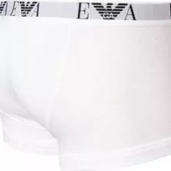 EMPORIO ARMANI Trunk 3-Pack 111357/CC715/56110 Trunks, Baumwoll-Stretch, Schwarz-nachtblau-weiß, Weiß-schwarz-marine -Wäsche Verkaufsshop 327160 norm8