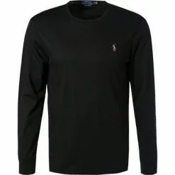 Polo Ralph Lauren Longsleeve 710760/001 Custom Slim Fit, Baumwolle, Schwarz