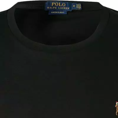 Polo Ralph Lauren Longsleeve 710760/001 Custom Slim Fit, Baumwolle, Schwarz 2 Polo Ralph Lauren Longsleeve 710760/001 Custom Slim Fit, Baumwolle, Schwarz – Bild 2