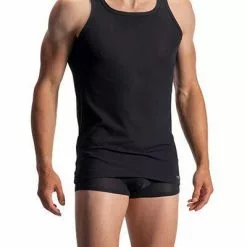 Olaf Benz RED1950 Carréshirt 108403/8000 Tanktop, Mikrofaser, Schwarz