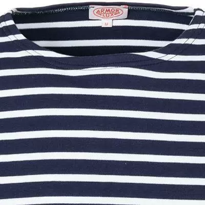 Armor lux T-Shirt 02297/600 Longsleeve, Regular Fit, Baumwolle, Dunkelblau-weiß gestreift, Dunkelblau-weiß 2 Armor lux T-Shirt 02297/600 Longsleeve, Regular Fit, Baumwolle, Dunkelblau-weiß gestreift, Dunkelblau-weiß – Bild 2