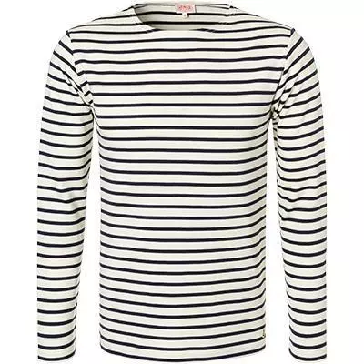 Armor lux T-Shirt 02297/395 Longsleeve, Regular Fit, Baumwolle, Natur-dunkelblau gestreift, Natur-dunkelblau 2 Armor lux T-Shirt 02297/395 Longsleeve, Regular Fit, Baumwolle, Natur-dunkelblau gestreift, Natur-dunkelblau – Bild 2