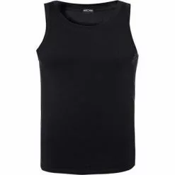 HOM Supreme Cotton Tank Top 401332/0004 Tanktop, Baumwoll-Stretch, Schwarz