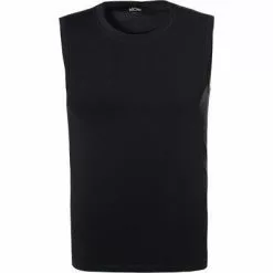 HOM Supreme Cotton Shirt 401566/0004 Baumwoll-Stretch, Schwarz