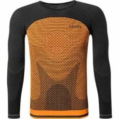 UYN Sport T-Shirt O101425/O174 Funktionsshirt, Mikrofaser, Orange-schwarz, Grau-orange
