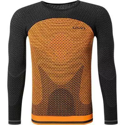 UYN Sport T-Shirt O101425/O174 Funktionsshirt, Mikrofaser, Orange-schwarz, Grau-orange 1 UYN Sport T-Shirt O101425/O174 Funktionsshirt, Mikrofaser, Orange-schwarz, Grau-orange
