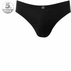 bugatti Sport Slip 5er Pack 50149/4009/930 Slips, Baumwolle, Schwarz