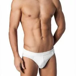 Schiesser Long Life Cotton Rio-Slip 145134/100 Baumwoll-Stretch, Weiß