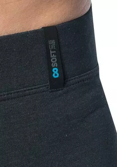 Schiesser Long Life Soft Shorts 155632/001 Trunk, Baumwoll-Stretch, Nachtblau, Blau-schwarz 2 Schiesser Long Life Soft Shorts 155632/001 Trunk, Baumwoll-Stretch, Nachtblau, Blau-schwarz – Bild 2