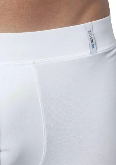 Schiesser Long Life Soft Shorts 155632/100 Trunk, Baumwoll-Stretch, Weiß 2 Schiesser Long Life Soft Shorts 155632/100 Trunk, Baumwoll-Stretch, Weiß – Bild 2