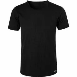 bruno banani Shirt Check Line 2.0 2207-2165/0125 T-Shirt, Mikrofaser, Schwarz