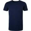 bruno banani Shirt Check Line 2.0 2207-2165/0542 T-Shirt, Mikrofaser, Marineblau, Marine
