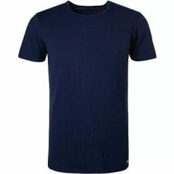 bruno banani Shirt Check Line 2.0 2207-2165/0542 T-Shirt, Mikrofaser, Marineblau, Marine