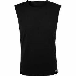 bruno banani Tanktop Check Line 2.0 2205-2165/0125 Mikrofaser, Schwarz