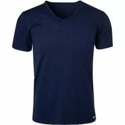bruno banani V-Shirt Check Line 2.0 2206-2165/0542 T-Shirt, Mikrofaser, Marineblau, Marine