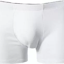 bruno banani Shorts Rib Made 2201-2163/0001 Trunk, Mikrofaser, Weiß, Wieß