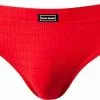 bruno banani Sportslip Check Line 2203-2165/1070 Mikrofaser, Rot