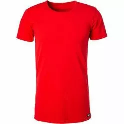 bruno banani Shirt Check Line 2.0 2207-2165/1070 T-Shirt, Mikrofaser, Rot