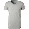 bruno banani V-Shirt Infinity 2205-2162/0103 T-Shirt, Baumwolle-Modal, Grau meliert, Graumelange