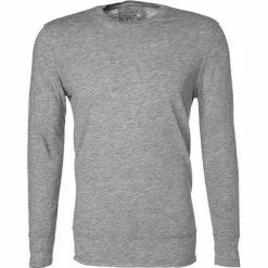 JUVIA Longsleeve 91514022/16/912 Baumwolle, Grau meliert, Grau