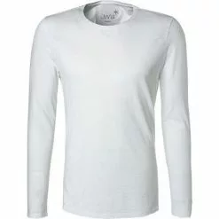 JUVIA Longsleeve 91514056/63/100 Baumwolle, Weiß