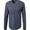 JOOP! Longsleeve Carlos 30021901/405 Modern Fit, Baumwolle, Jeansblau meliert, Jeansblau