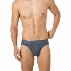 HOM HO1 Mini Briefs 359521/00MY Slip, Baumwoll-Stretch, Grau